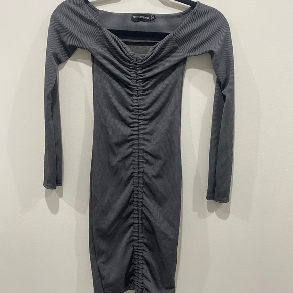 PLT off the shoulders long sleeve dress - Picture 2 of 2